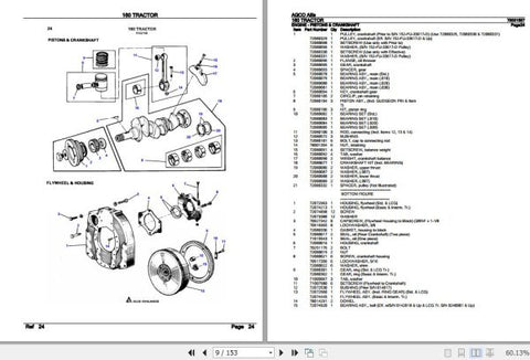 Discover the ultimate resource for maintaining your AGCO Allis Tractor with the AGCO Allis Tractor 160 Spare Parts Catalogue Manual (79001597) in PDF format. This comprehensive manual