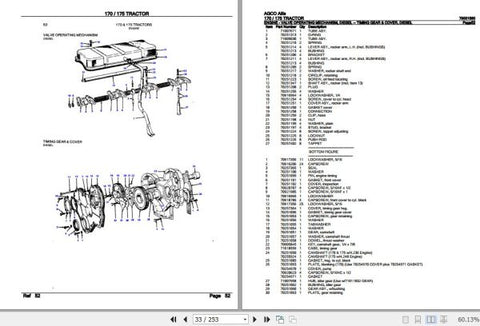 Unlock the full potential of your AGCO Allis Tractor 170 and 175 with the comprehensive Spare