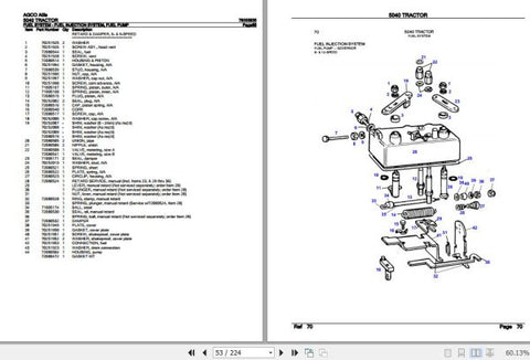 Enhance the longevity and performance of your AGCO Allis Tractor 5040 with our comprehensive Spare Parts Catalogue Manual (79003935) in PDF format. This essential resource provides detailed diagrams and part numbers, making it easy to identify and order