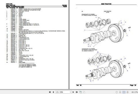 Enhance your AGCO Allis Tractor 5050's performance with the comprehensive Spare Parts Catalogue Manual (79004880) available in PDF format. This essential resource