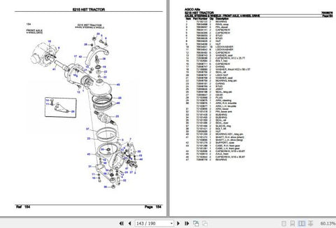 Enhance your AGCO Allis Tractor 5215 HST with the comprehensive Spare Parts Catalogue Manual (79008076) in PDF format. This essential resource provides detailed diagrams