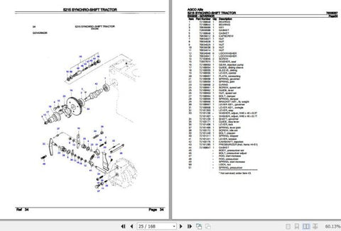 Unlock the full potential of your AGCO Allis Tractor 5215 with the comprehensive Synchro-Shift SPSRE Parts Catalogue Manual (79009297) in PDF format. This essential resource provides detailed diagrams and part numbers, ensuring you can easily identify and order the right components for maintenance and repairs