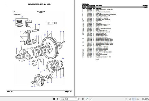 Enhance your AGCO Allis Tractor 5670 experience with the comprehensive Spare Parts Catalogue Manual (79016595) available in a convenient PDF format. This essential resource provides detailed diagrams and part numbers, ensuring you can easily identify