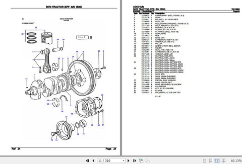 Enhance the longevity and performance of your AGCO Allis Tractor 5670 with our comprehensive Spare Parts Catalogue Manual (79016595) in PDF format. This essential resource provides detailed diagrams, part numbers, and specifications, making it easy to identify