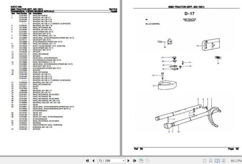 Enhance your AGCO Allis Tractor 5680's performance with the comprehensive Spare Parts Catalogue Manual (79017019) available in a convenient PDF format. This essential resource provides detailed diagrams and part numbers, ensuring 