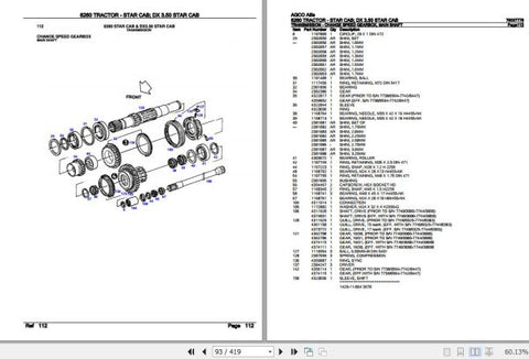 Discover the essential AGCO Allis Tractor 6260 Star Cab DX Spare Parts Catalogue Manual (79007778) in a convenient PDF format. This comprehensive guide provides detailed diagrams and part numbers, ensuring you can easily identify and order the right components