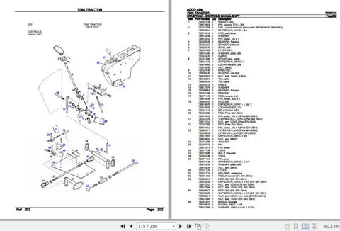Enhance your AGCO Allis Tractor 7045 experience with the comprehensive Spare Parts Catalogue Manual (79005143) in PDF format. This essential resource provides detailed diagrams and part numbers, ensuring you can easily identify and order the right components