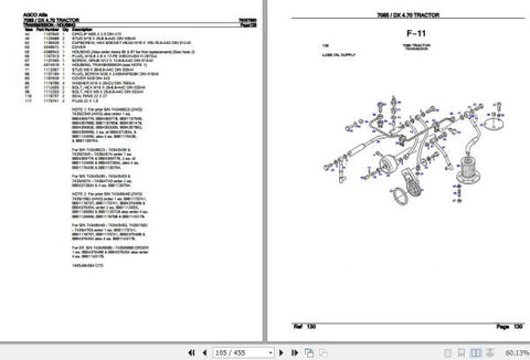 Enhance your AGCO Allis Tractor 7085 DX4.70 experience with the comprehensive Spare Parts Catalogue Manual (79007990) available in PDF format. This essential resource provides detailed diagrams and part numbers, ensuring you can easily