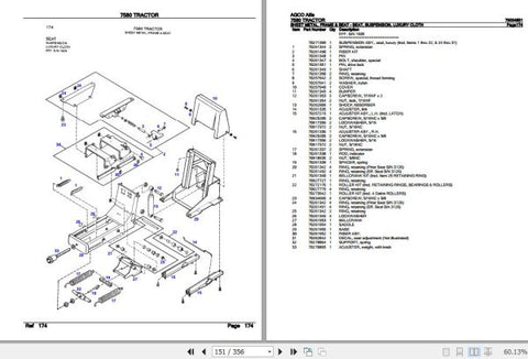 Enhance your AGCO Allis Tractor 7580's performance with the comprehensive Spare Parts Catalogue Manual (79004881) available in a convenient PDF format