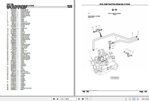 Enhance your AGCO Allis tractor maintenance with the comprehensive Spare Parts Catalogue Manual for models 8775 and 8785. This PDF file, catalog number 79018763, provides