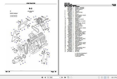 Enhance the longevity and performance of your AGCO Allis Tractor 9735 with our comprehensive Spare Parts Catalogue Manual (79017499) in PDF format. This essential resource provides detailed diagrams and part numbers, making it easy to identify and order