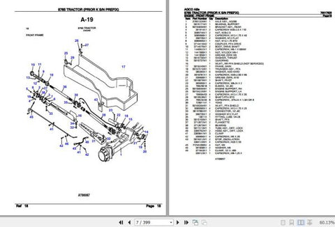 Unlock the full potential of your AGCO Allis Tractor 9765 with the comprehensive Spare Parts Catalogue Manual (79017625) in PDF format. This essential resource provides detailed diagrams, part numbers, and specifications, ensuring you