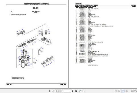 Unlock the power of your AGCO ALLIS TRACTOR 9785 with our comprehensive Spare Parts Catalogue Manual. This essential resource, identified by the part number 79017629, provides