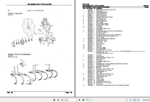 Enhance your agricultural efficiency with the AGCO Allis Unit Type Planter 600 Series Spare Parts Catalogue Manual (79001645). This comprehensive PDF file serves as an essential resource for farmers and equipment operators, providing detailed diagrams