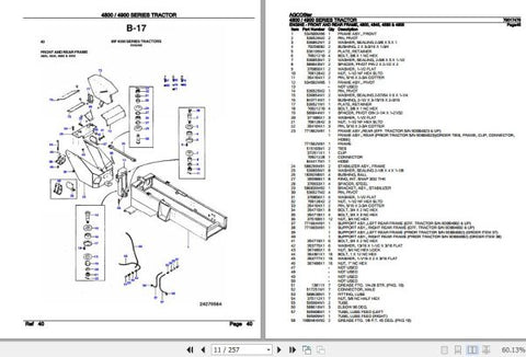 Enhance your AGCO STAR Tractor experience with the comprehensive 4800 and 4900 Series Spare Parts Catalogue Manual (79017470) in PDF format. This essential resource provides detailed diagrams and part numbers, ensuring you can easily identify and order