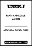 AGRATOR AL ROTARY TILLER PARTS CATALOGUE MANUAL - PDF FILE