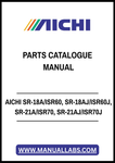 AICHI SR-18A/ISR60, SR-18AJ/ISR60J, SR-21A/ISR70, SR-21AJ/ISR70J PARTS CATALOGUE MANUAL - PDF FILE