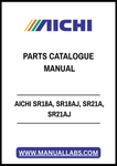 Discover the AICHI SR18A, SR18AJ, SR21A, and SR21AJ Parts Catalogue Manual, your essential resource for maintaining and repairing your AICHI equipment. This comprehensive manual provides detailed diagrams, part numbers, and specifications, ensuring you can easily identify and order the correct components for optimal performance. With clear instructions and organized sections, this catalogue simplifies the maintenance process, helping you keep your machinery running smoothly and efficiently. Invest in this m