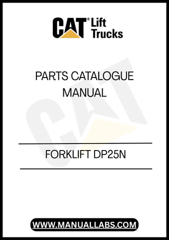 CATERPILLAR FORKLIFT DP25N PARTS CATALOGUE MANUAL