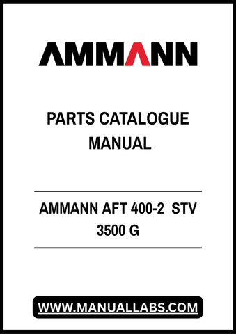 Discover the comprehensive AMMANN AFT 400-2 STV 3500 G Parts Catalogue Manual, available in a convenient PDF format. This essential resource provides detailed diagrams, part numbers, and specifications to ensure you can easily identify and order the correct components for your machinery. Streamline your maintenance and repair processes with this user-friendly manual, designed to enhance the longevity and performance of your equipment. Don't miss out on the opportunity to keep your AMMANN AFT 400-2 STV 3500 