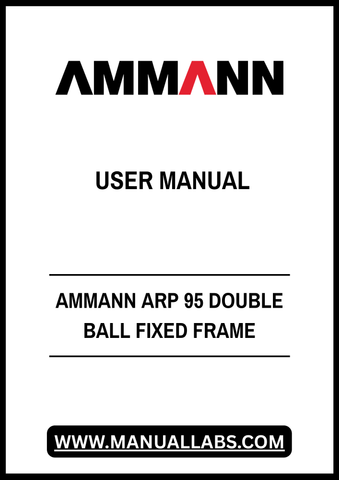 Discover the AMMANN ARP 95 Double Ball Fixed Frame User Manual, a comprehensive PDF guide designed to enhance your experience with the ARP 95 model. This manual provides detailed instructions and insights, ensuring you can operate and maintain your equipment with confidence and ease.