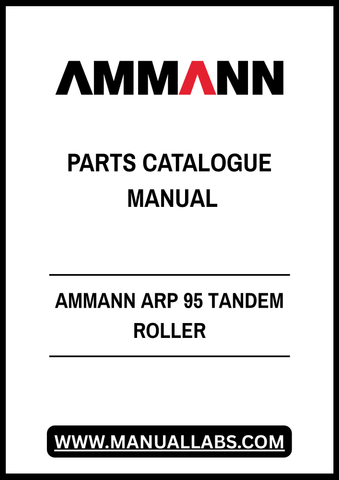 Discover the comprehensive AMMANN ARP 95 Tandem Roller Parts Catalogue Manual, available in a convenient PDF format. This essential resource provides detailed diagrams, part numbers, and specifications to ensure you have everything you need for maintenance and repairs. Streamline your workflow and enhance the longevity of your equipment with this user-friendly manual, designed for both professionals and DIY enthusiasts. Don't miss out on the opportunity to keep your roller in peak condition—download your co