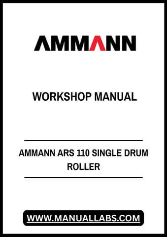 Discover the essential AMMANN ARS 110 Single Drum Roller Workshop Manual, now available in a convenient PDF format. This comprehensive guide is designed to provide you with all the technical information you need to maintain and repair your roller efficiently. With detailed diagrams and step-by-step instructions, you can ensure optimal performance and longevity of your equipment.