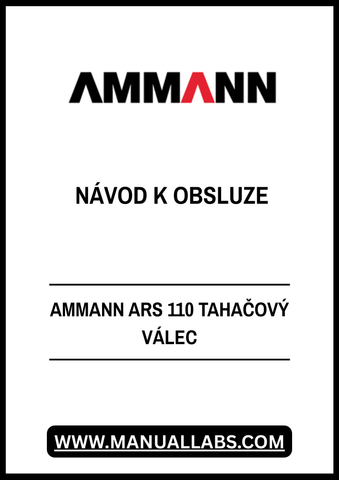 Discover the essential AMMANN ARS 110 Towing Roller User Manual (3024804) in a convenient PDF format. This comprehensive guide is designed to enhance your understanding and operation of the AMMANN ARS 110, ensuring you get the most out of your equipment.