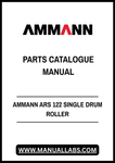 Discover the essential AMMANN ARS 122 Single Drum Roller Parts Catalogue Manual (0063-0102) in a convenient PDF format. This comprehensive manual is designed to provide you with detailed information on parts and components, ensuring you have everything you need for maintenance and repairs.