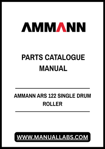 Discover the essential AMMANN ARS 122 Single Drum Roller Parts Catalogue Manual (0059-0062) in a convenient PDF format. This comprehensive manual is designed to provide you with detailed information on parts and specifications, ensuring you have everything you need for maintenance and repairs.