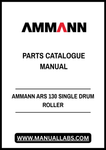 Discover the essential AMMANN ARS 130 Single Drum Roller Parts Catalogue Manual (3037492) in a convenient PDF format. This comprehensive manual is designed to provide you with detailed information on all parts and components of the ARS 130 model, ensuring you have everything you need for maintenance and repairs at your fingertips.
