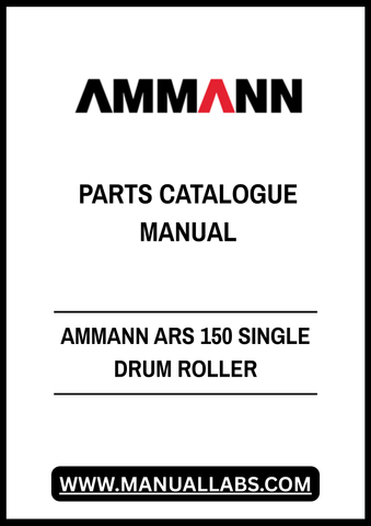 Discover the essential AMMANN ARS 150 Single Drum Roller Parts Catalogue Manual (3025686) in a convenient PDF format. This comprehensive manual is designed to provide you with detailed information on parts and components, ensuring you have everything you need for maintenance and repairs.