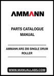 Discover the essential AMMANN ARS 200 Single Drum Roller Parts Catalogue Manual (3029297) in a convenient PDF format. This comprehensive manual is designed to provide you with detailed information on all parts and components of the ARS 200 model, ensuring you have everything you need for maintenance and repairs at your fingertips.