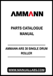 Discover the essential AMMANN ARS 30 Single Drum Roller Parts Catalogue Manual (3045302) in a convenient PDF format. This comprehensive manual is designed to provide you with detailed information on parts and components, ensuring you have everything you need for maintenance and repairs.