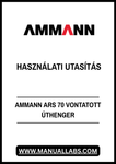 Discover the essential AMMANN ARS 70 Tow-Behind Roller User Manual (PDF File) designed for operators seeking to maximize the efficiency and performance of their equipment. This comprehensive guide provides detailed instructions, ensuring you can operate the roller safely and effectively, enhancing your productivity on the job site.