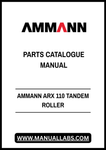Discover the essential AMMANN ARX 110 Tandem Roller Parts Catalogue Manual (3028847) in a convenient PDF format. This comprehensive manual is designed to provide you with detailed information on all parts and components of the ARX 110, ensuring you have everything you need for maintenance and repairs at your fingertips.