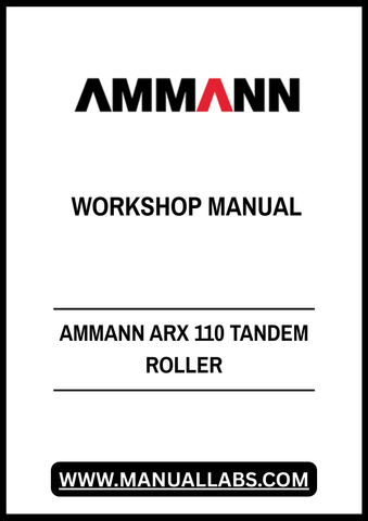Unlock the full potential of your AMMANN ARX 110 Tandem Roller with the comprehensive Workshop Manual (3010129) in PDF format. This essential guide provides detailed insights into maintenance, troubleshooting, and operational procedures, ensuring your equipment runs smoothly and efficiently.