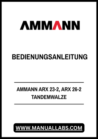 Discover the comprehensive AMMANN ARX 23-2 and ARX 26-2 Tandem Roller Operating Manual, now available in a convenient PDF format. This essential guide provides detailed instructions and insights to help you maximize the performance and longevity of your equipment.