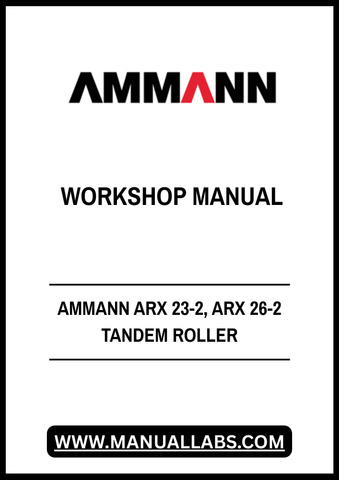 Unlock the full potential of your AMMANN ARX 23-2 and ARX 26-2 tandem rollers with our comprehensive workshop manual, available in a convenient PDF format. This essential guide provides detailed insights into maintenance, troubleshooting, and operational procedures, ensuring your equipment runs smoothly and efficiently.