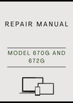 MODEL 670G AND 672G MOTOR GRADER REPAIR MANUAL - PDF