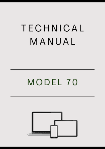 MODEL 70 SKID STEER LOADER TECHNICAL MANUAL - PDF