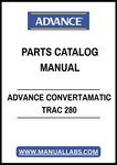 ADVANCE CONVERTAMATIC TRAC 280 PARTS CATALOG MANUAL - PDF FILE