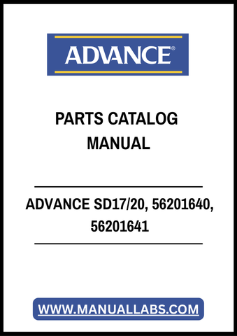 ADVANCE SD17/20, 56201640, 56201641 PARTS CATALOG MANUAL - PDF FILE