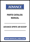 ADVANCE SPRITE AIR SCOOP PARTS CATALOG MANUAL - PDF FILE