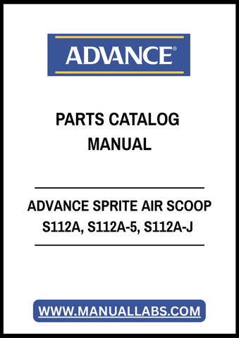ADVANCE SPRITE AIR SCOOP S112A, S112A-5, S112A-J PARTS CATALOG MANUAL - PDF FILE