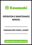 KAWASAKI 80ZV WHEEL LOADER OPERATION & MAINTENANCE MANUAL - PDF FILE