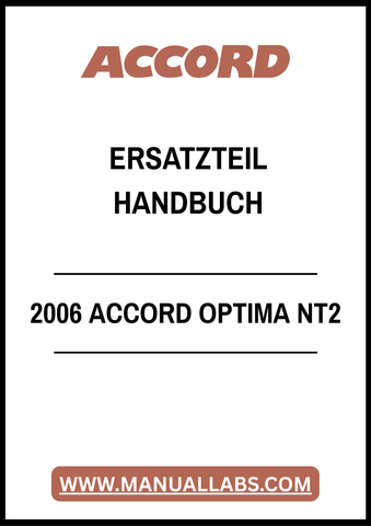 2006 ACCORD OPTIMA NT2 ERSATZTEIL-HANDBUCH – PDF FILE