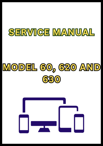 MODEL 60, 620 AND 630 TRACTOR SERVICE MANUAL - PDF