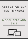 MODEL 328E AND 332E SKID STEER LOADER OPERATION AND TEST MANUAL - PDF