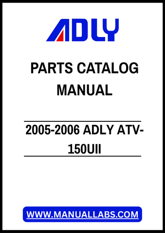 2005-2006 ADLY ATV-150UII PARTS CATALOG MANUAL – PDF FILE